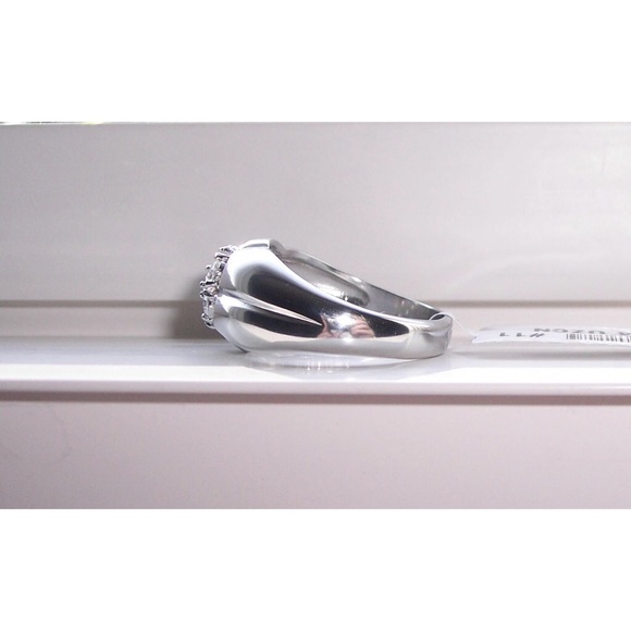 STAINLESS STEEL Men’s AAA Grade CZ Cluster Ring - Picture 10 of 14